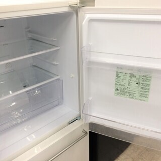 J312 2か月保証付き！ 無印良品 2ドア 冷凍冷蔵庫 深澤直人 デザイン ホワイト MJ-R16A 形 157L 2016年製 クリーニング 動作確認済みの画像