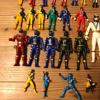 スーパー戦隊　ソフビ等43体の画像