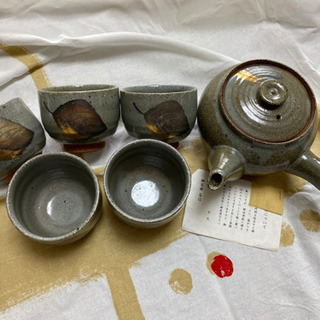 金銀彩　急須&湯呑み5つセット