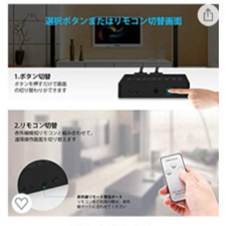 HDMI端子とHDMI端子分配器の画像