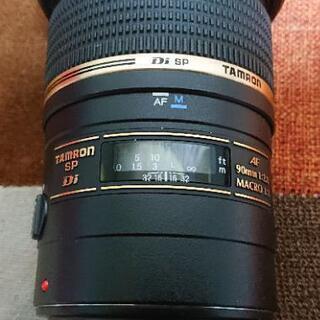 【取引中】タムロン TAMRON キャノンEFマウント 90mm Di sp f2.8 単焦点マクロレンズ【中古 動作品】 の画像