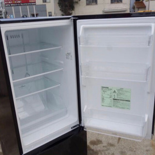 東芝 冷蔵庫 153L 2018年 2ドア 人気色 ブラック ボトムフリーザ 耐熱