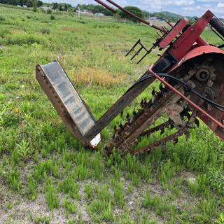 長いも　長芋　掘る機械　トレンチャー　収穫機械 中古品の画像