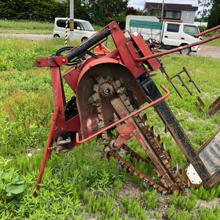 長いも　長芋　掘る機械　トレンチャー　収穫機械 中古品の画像