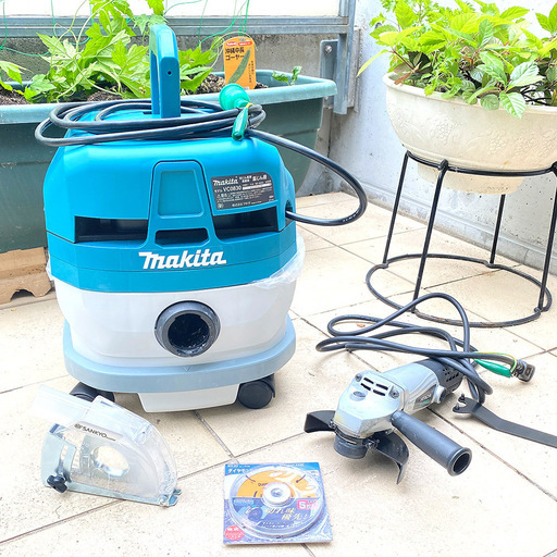 電動ディスクグラインダー 集じん機 カバー ダイヤモンドカッター セット
