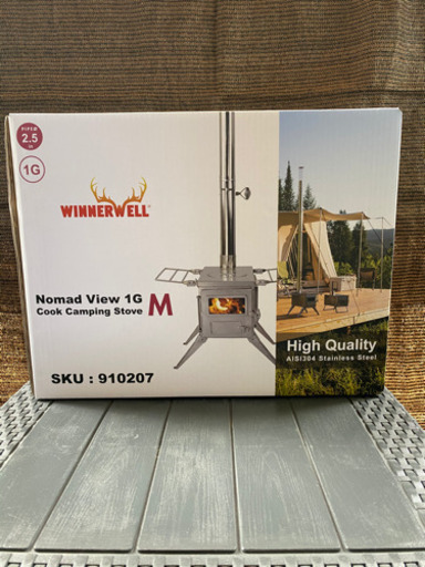 【新品・未開封】ウィンナーウェル ノマドビュー薪ストーブＭサイズ【日本正規品】