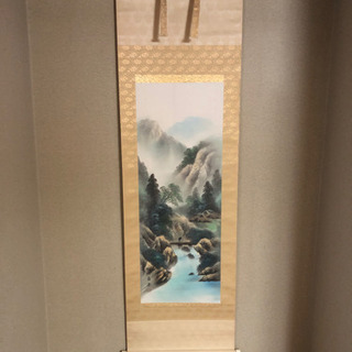 掛け軸　山河図