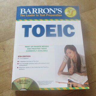 TOEIC　/Barron's　テキスト【未使用】未開封CD4枚...