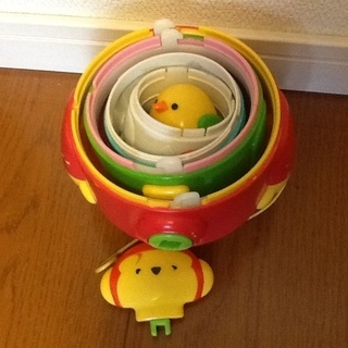 入れ子式 知育玩具 くま、ぶた、いぬ、ねずみ、ひよこの画像