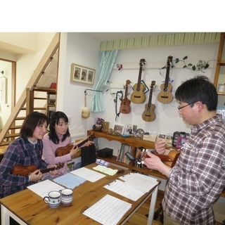 《ウクレレ教室》広いスペースで安心のプライベートレッスン！の画像