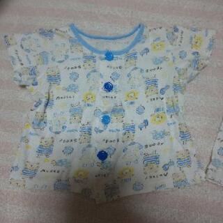 2点セット！90 夏パジャマ （半袖パジャマ）腹巻き付き　の画像