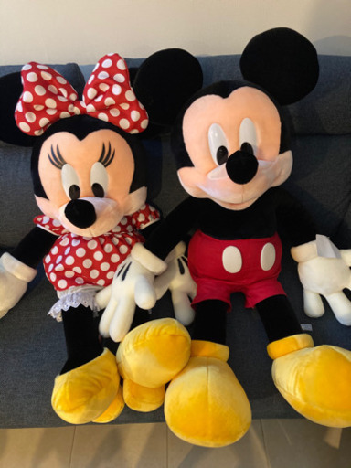 ディズニーランド公式　ミッキー　ミニー　LL ぬいぐるみ　2体セット