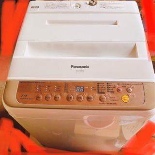 panasonic 洗濯機　NA-F70PB10 引き取り先決ま...