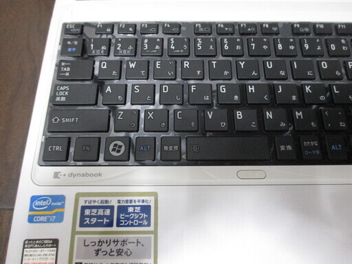 【難あり格安】東芝dynabook T451/57DW ／Corei7ノートパソコン／キーボード新品　リカバリー済 中古動作品