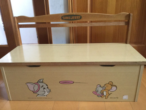 『お取引中』レトロ　おもちゃ箱　ベンチ　トム\u0026ジェリー