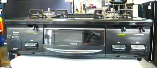 札幌 幅59cm 2014年製 LP/プロパンガスコンロ リンナイ ガステーブル 左強火