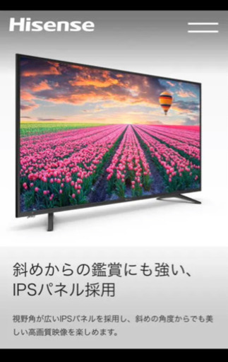 ハイセンス  43A50 フルハイビジョン液晶 テレビ IPSパネル 43型