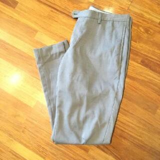 ZARA MAN 織柄スラックス グレー
