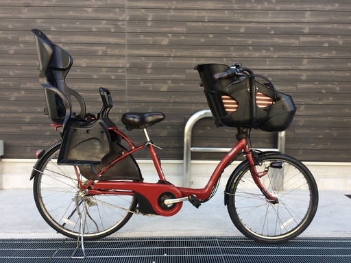 地域限定送料無料　パナソニック　ギュット　DX バッテリー新品　13,2AH　三人乗り　子供乗せ　キッス　アンジェリーノ　神戸市　電動自転車