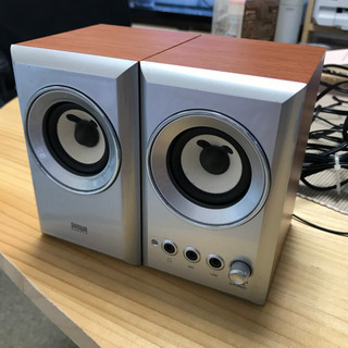 サンワサプライ　木製2chマルチメディアスピーカー