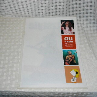 超希少☆入手困難品☆Buzzstyle 矢井田瞳 au by KDDI 非売品 クリアファイル 1枚の画像