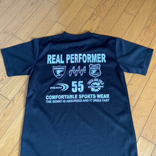 新品タグなしメンズ黒色Tシャツの画像