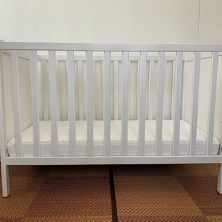 IKEA SUNDVIK ベビーベッド, ホワイト