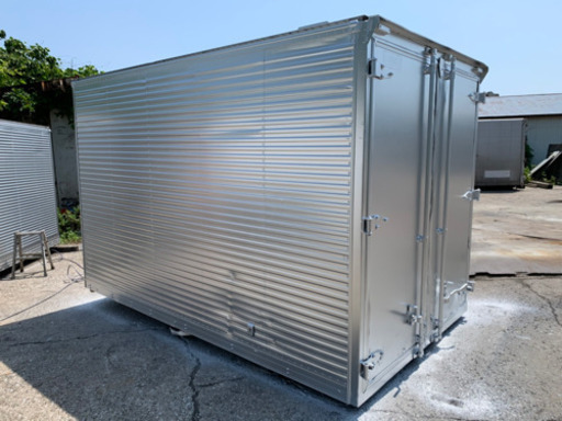 No.362 アルミバン アルミ箱 バイク倉庫 トラックコンテナ コメ保管庫 物置 DIY