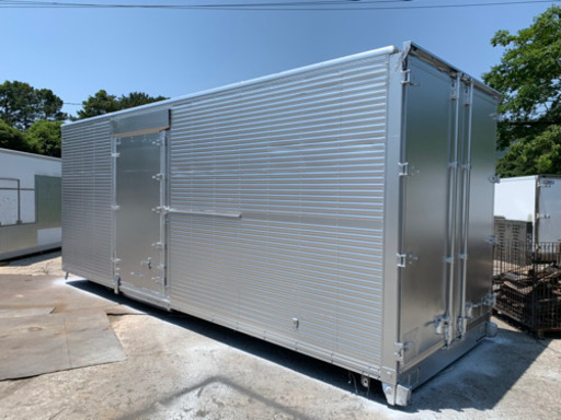 No.363 アルミバン ４ｔ アルミ箱 バイク倉庫 トラックコンテナ コメ保管庫 物置 DIY