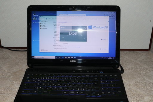 富士通ノートパソコン。officeサービスします。動作良好です。