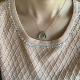 ハートのネックレスの画像