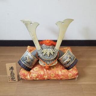 端午の節句『瑞穂 源義経公兜』兜飾り 五月人形 獅子 源氏 武士 武者 武将 侍 カブト 合金製

の画像