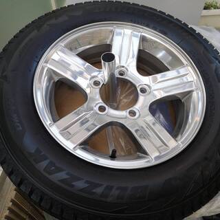 ジムニー純正ホイール + スタッドレス BRIDGESTONE BLIZZAK DM-V2 175