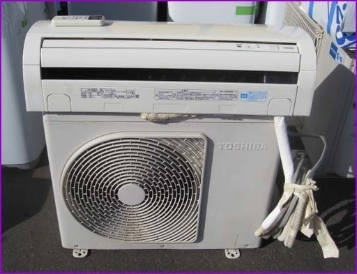 【￥8,800-】ジャンク品 札幌発 東芝 ルームエアコンディショナ RAS-221UAD 6畳用 2010年製