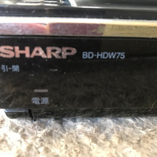 シャープ　ブルーレイディスクレコーダー　の画像