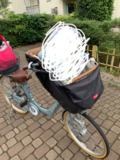 今すぐ乗れます！美品！and mama子ども乗せ自転車