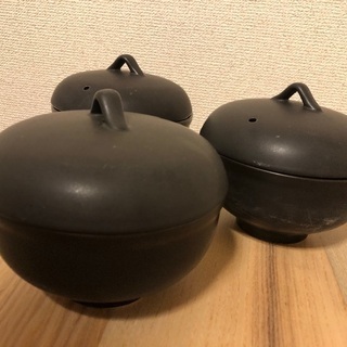 和皿陶器製　3個セットの画像