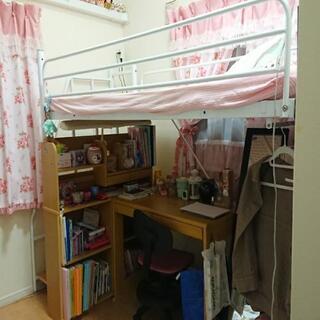 ロフトベッド 白  値下げしました