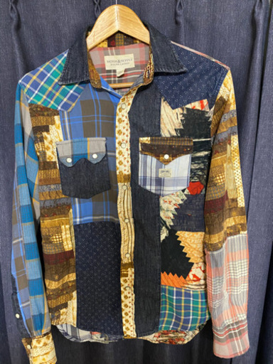 DENIM&SUPPLY Ralph Lauren(デニムアンドサプライ ラルフローレン) パッチワークシャツ