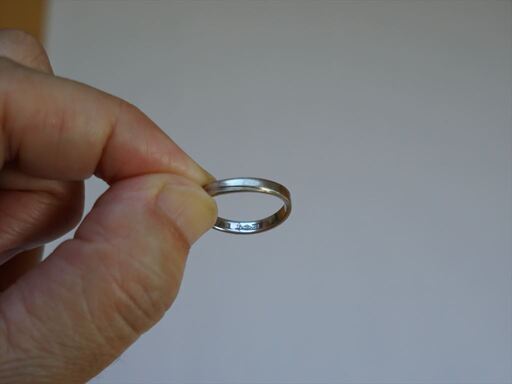 プラチナ　リング　pt1000 指輪　16号