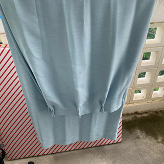 防災マーク付きカーテン　【0円】