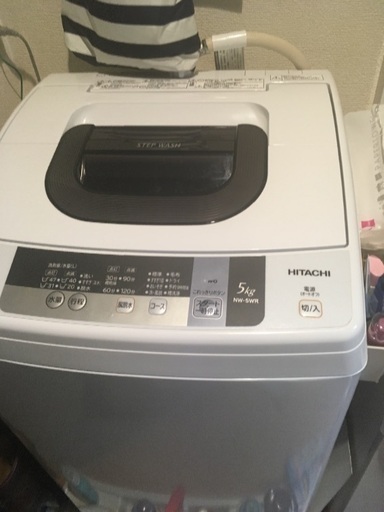 洗濯機5kg　日立