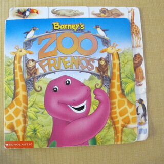 洋書　しかけ絵本　Barney's ZOO FRIENDS