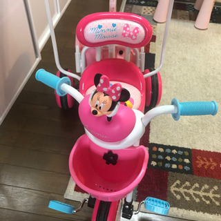 ディズニー　三輪車　アイデスカーゴサンシェード　ミニーの画像