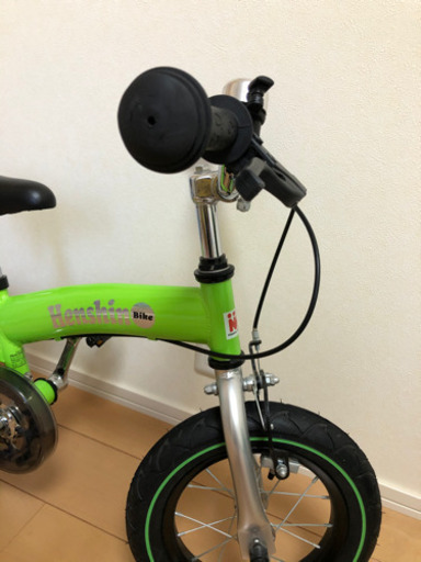 ビタミンファクトリー　へんしんバイク　ストライダー　自転車　黄緑