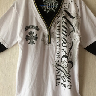 メンズ 七部袖 Tシャツ LL