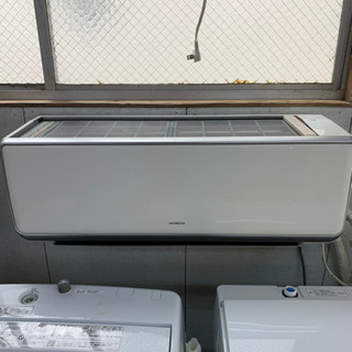 福岡限定 中古美品 白くまくん エアコン 2020 RAS-L22KE8-W お値下げ！】2015年製 HITACHI 白くまくん 4.0kwルームエアコン