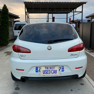 ☆最終値下げ☆❗️早い者勝ち❗️車検たっぷり☆アルファロメオ147  セレスピード・タイベル交換済・社外ナビ・ETC・革シートの画像