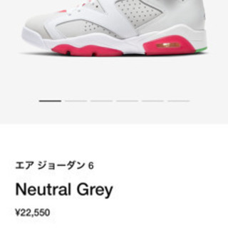 ジョーダン 6  ナイキ　スニーカーの画像