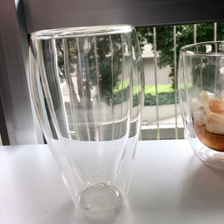 ダブルウォールグラス　ビアグラス　二重構造グラスの画像